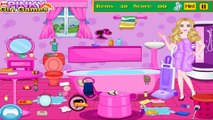 Barbie Messy Bathroom Cleaning | Best Game for Little Girls - Baby Games To Play