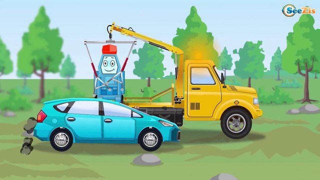 Эвакуатор и Гоночная Машина Мультфильмы про Весёлые МАШИНКИ Развивающие видео для детей
