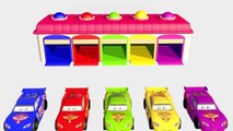 Learn Colors for Children - Disney Cars Lightning McQueen Leaning Video for Kids