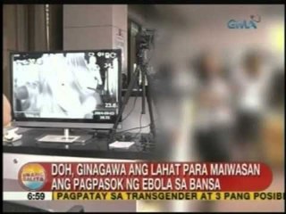UB: PNoy, aminadong posibleng makapasok ang Ebola sa bansa