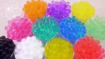 DIY Combine All the Colors orbeez Water Ball Learn Colors Numbers Counting Slime Ice Cream