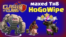 TH8 vs TH9 War Attack - HoGoWiPe Strategy