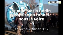 VIDÉO. Tours : Maria Bodin marraine d'un tunnel sous la Loire