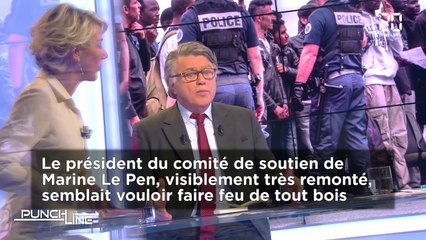 Gilbert Collard attaque Laurence Ferrari dans l'émission «Punchline»