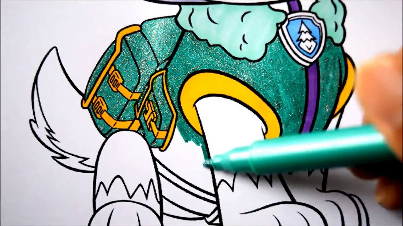 PAW PATROL Coloring Pages For Kids Paw Patrol Coloring Book with Hello Kitty Episode 3