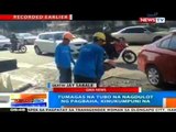 NTG: Tumagas na tubo na nagdulot ng pagbaha sa Ortigas Extension, kinukumpuni na