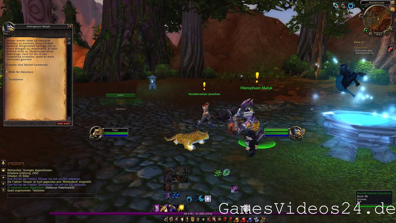 World of Warcraft Quest: Talstürmer