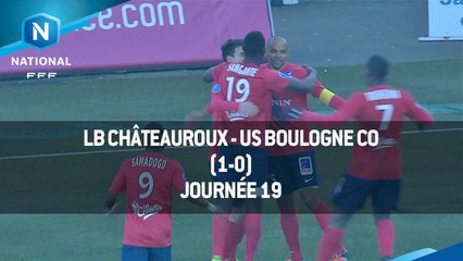 J19 : LB Châteauroux - US Boulogne CO (1-0), le résumé