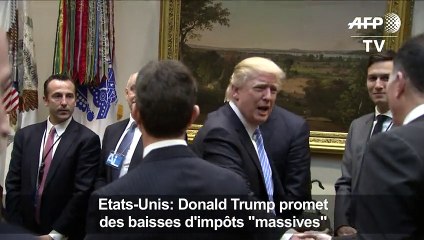 Donald Trump promet des baisses d'impôts "massives"