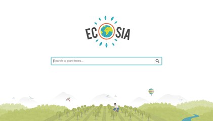 Ecosia, el buscador para reforestar el planeta a golpe de clic