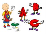 calliou abc - alfabeto in italiano per bambini - abcd alphabet italian song for children