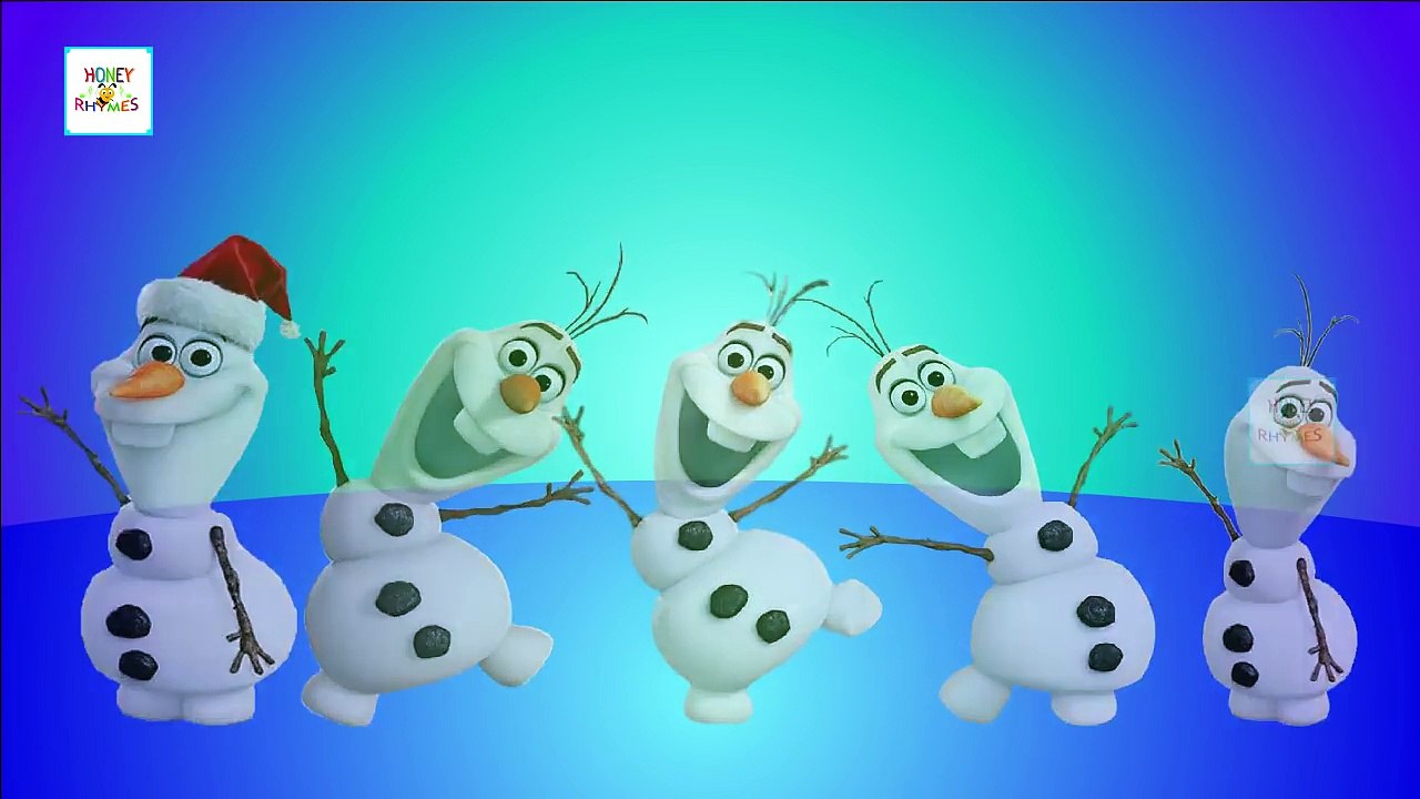 Disney Olaf Finger Family Funny Cartoon Nursery Rhyme | Olaf Fineger Family Songs For Children