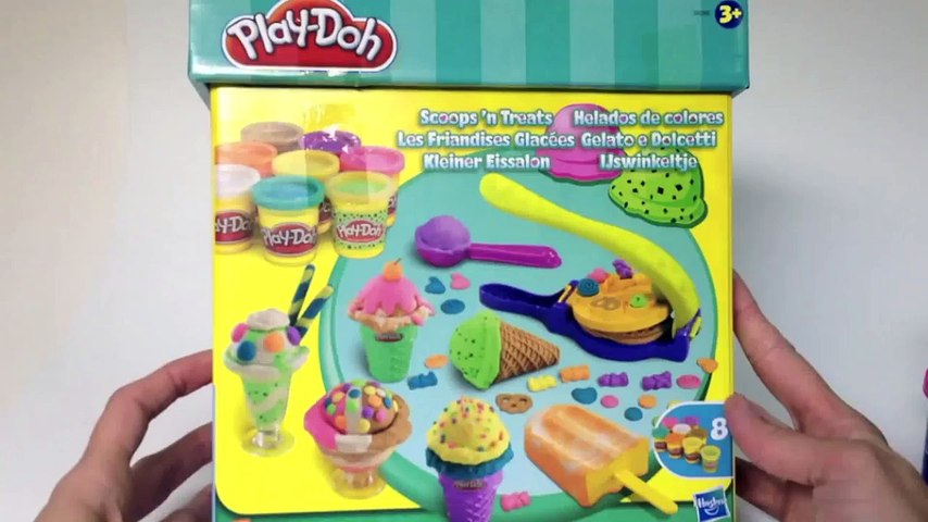 Play Doh Scoops n Treats DIY Ice Cream Cones, Popsicles, Sundaes, Waffles  Play Dough Desserts - Windstream