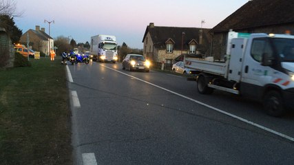 Un couple grièvement blessé dans une collision frontale lundi 23 janvier 2017