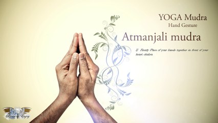 YOGA MUDRA Gesture - How to form Atmanjali Mudra ️ #01/59