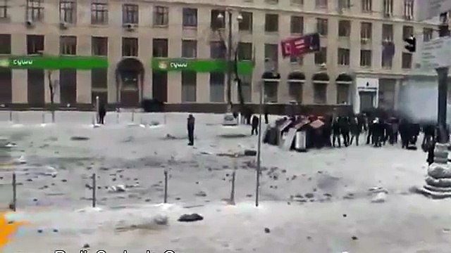 Майдан Беркут пошел в атаку 27 01 2014