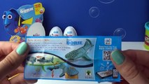 Finding Dory Kinder Surprise Eggs - Unboxing - Disneys Dory, Nemo & Co