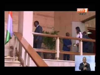 Le president a reçu Mindaoudou représentante spéciale du secrétaire générale de l'ONU en CI