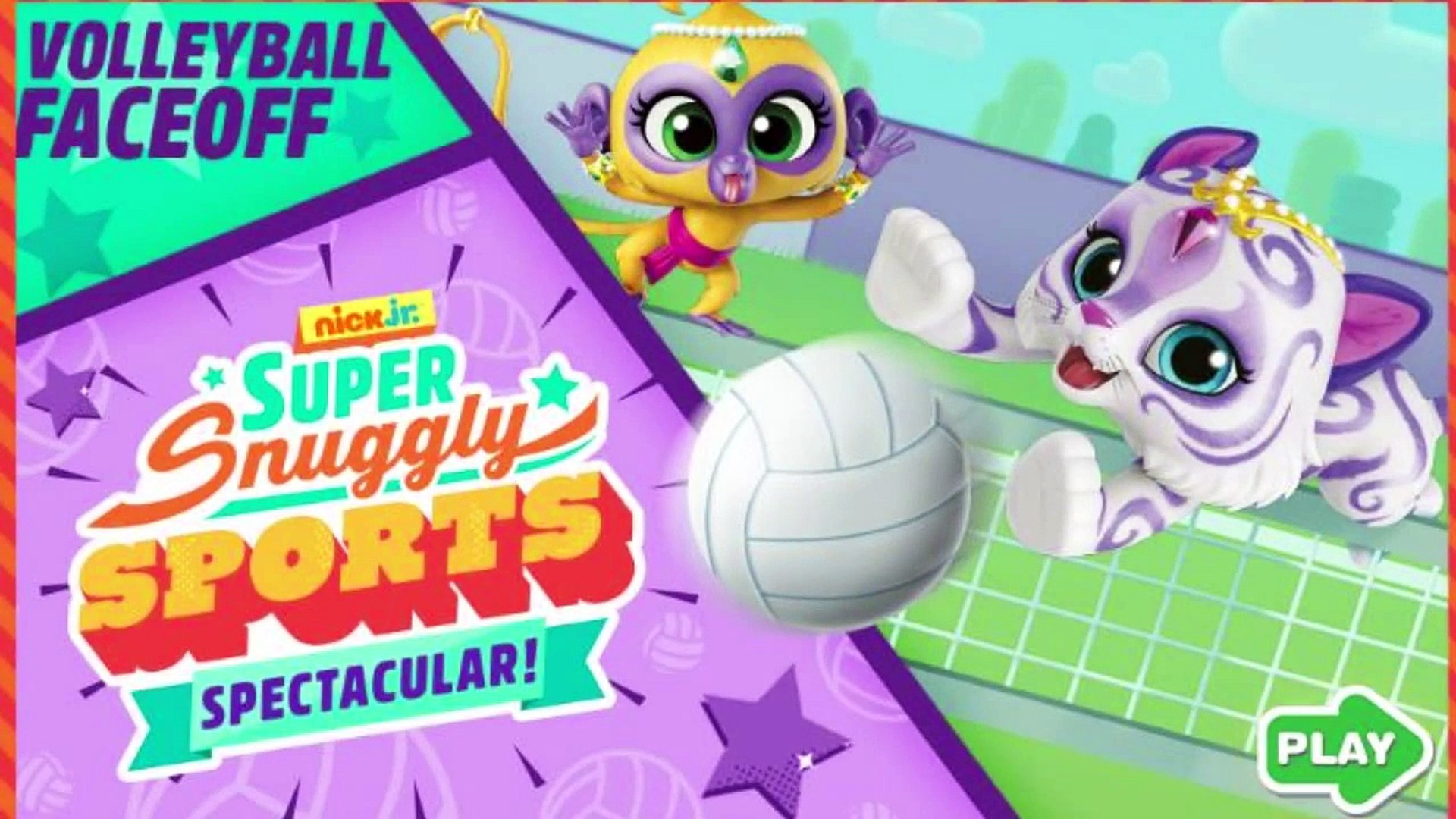 Ник младший Супер Snuggly Спорт Захватывающий Волейбол Faceoff