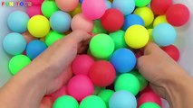 Balloons Popping Show Learn Colors Surprise Toys Balls for children Kinder Surprise 