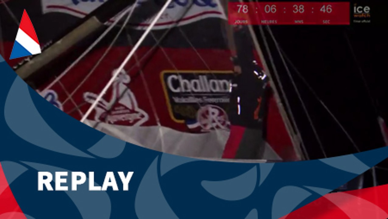 J78 : L'arrivée de Jérémie Beyou aux Sables d'Olonne / Vendée Globe