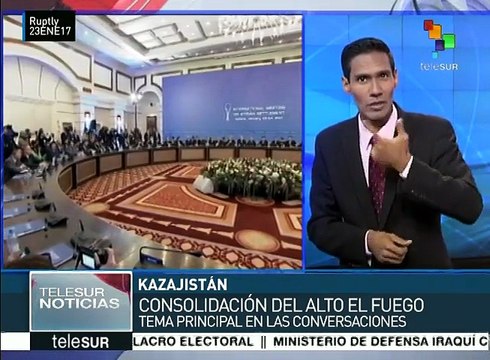 Inician en Kazajistán diálogos entre gobierno de Siria y oposición
