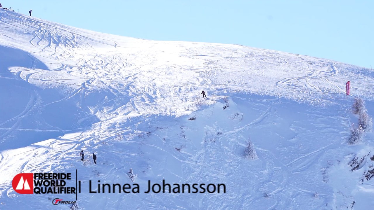 Winning run Linnea Carlerback - ski women - Verbier Freeride Week 2* #2 2017
