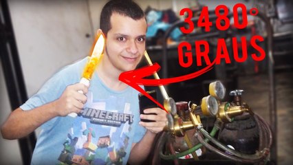 FACA (Extremamente) QUENTE vs CELULAR SERA QUE EXPLODIU ?