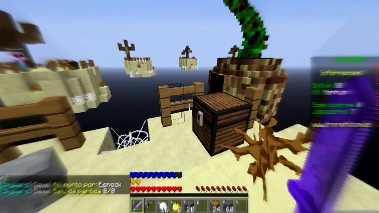 =|Minecraft-Sky-wars|= TENTANDO NO Dailymotion
