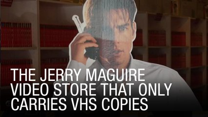 The Jerry Maguire Video Store Only Carries VHS Copies