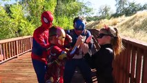 SPIDERMAN vs HULK NEEDS SHOT CANDY PRANK! Captain America Ironman, Mermaid Funny Superhero Video