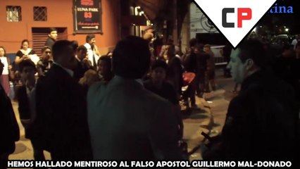 Hombre le dice a Guillermo Maldonado falso apóstol en publico (Polémica)