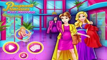 Pregnant Princesses Mall Shopping - Pregnant Rapunzel And Belle Game For Girls