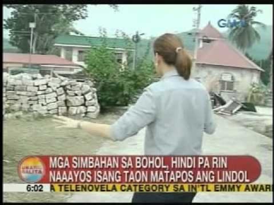 UB: Mga simbahan sa Bohol, hindi pa rin naaayos isang taon matapos ang lindol