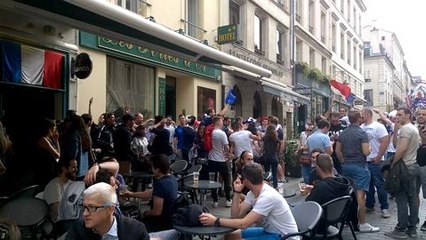 Liesse des supporters après...