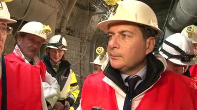 Eric Besson à Bure (laboratoire ANDRA)