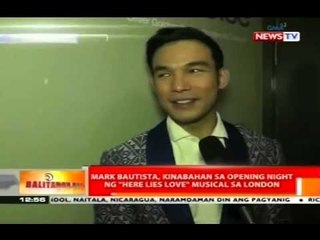 Mark Bautista, kinabahan sa opening night ng 'Here Lies Love' musical sa London