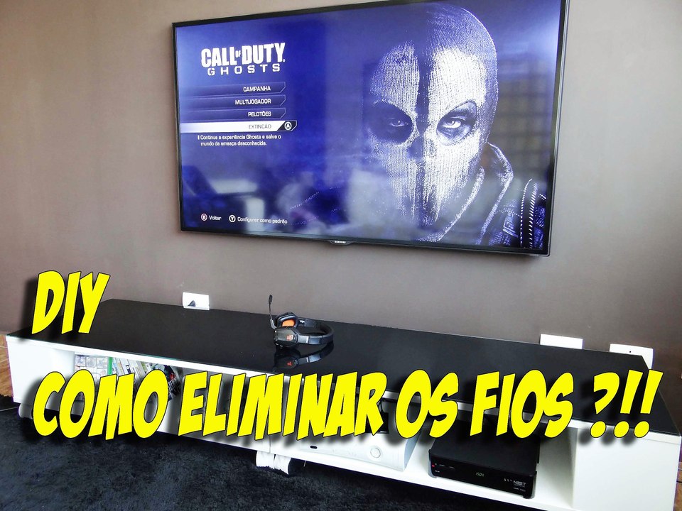 como esconder os fios faça vc mesmo diy
