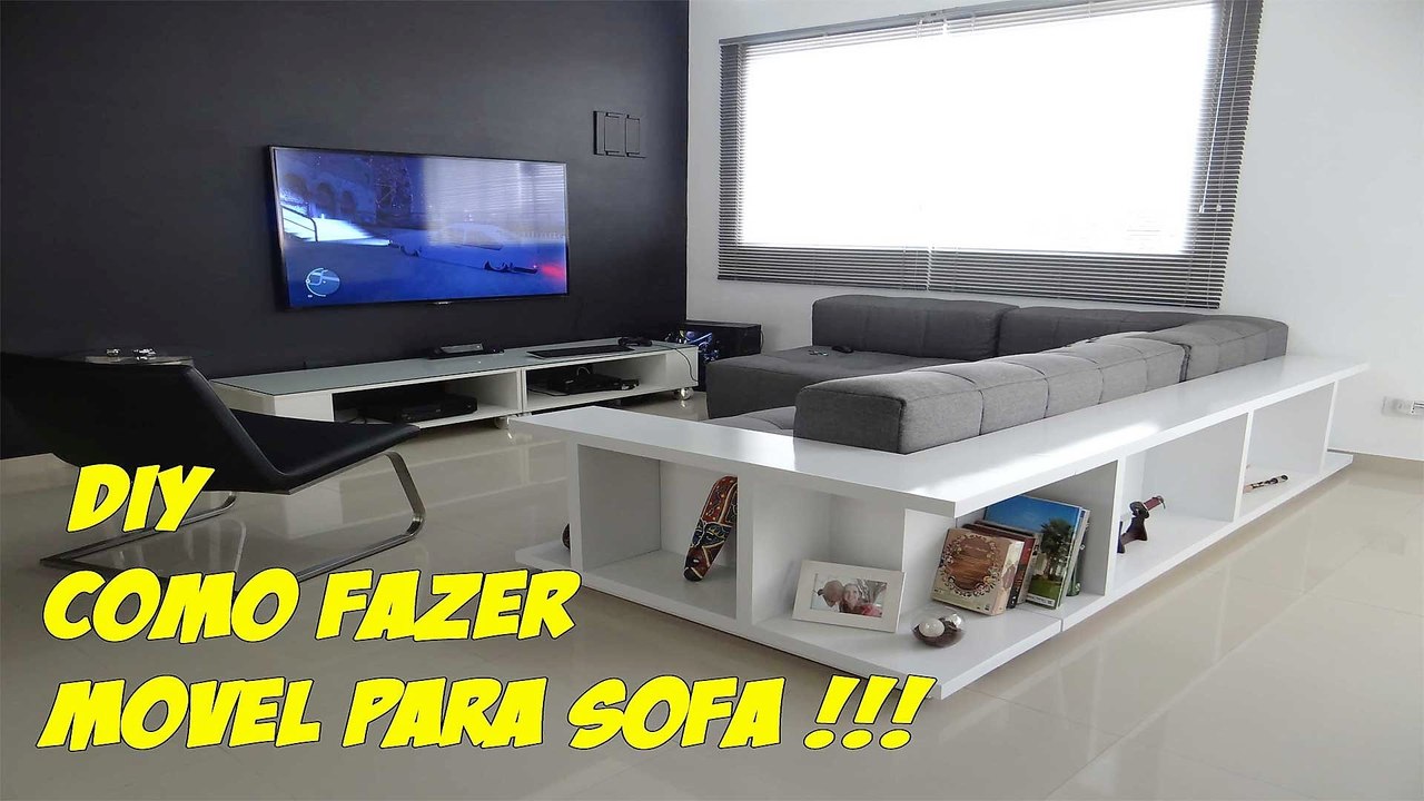 como fazer aparador de sofa