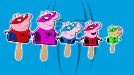#Peppa Pig #Spiderman Ice Cream #Lollipop #Finger Family / #Nursery Rhymes and More Lyrics
