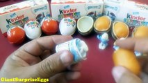 8 Kinder Surprise Eggs | The Smurfs Cartoon Toys - Unboxing Chocolate Surprise Eggs