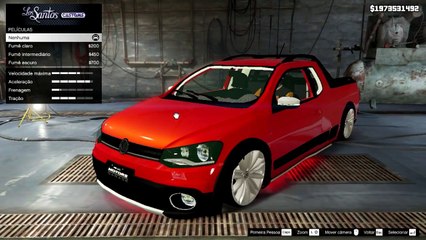 GTA V MOD - SAVEIRO CROSS G6 REBAIXADA NA FIXA!