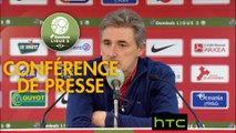 Conférence de presse Stade Brestois 29 - Red Star  FC (0-1) : Jean-Marc FURLAN (BREST) - Claude ROBIN (RED) - 2016/2017