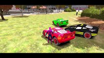 PINK SPIDERGIRL & HULK & ELSA Nursery Rhymes Disney Pixar Cars Lightning McQueen! Kids Songs