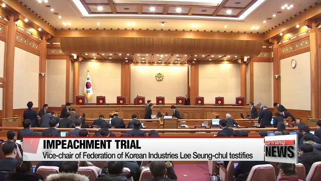 Constitutional Court holds eighth hearing in impeachment trial