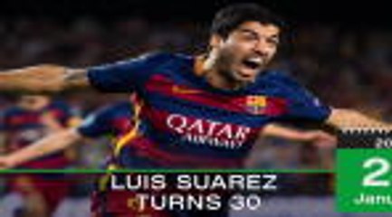 Télécharger la video: Luis Suarez turns 30