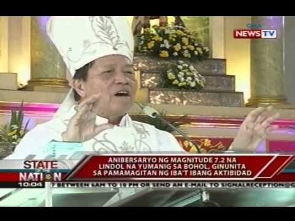 SONA: Anibersaryo ng magnitude 7.2 na lindol na yumanig sa Bohol, ginunita