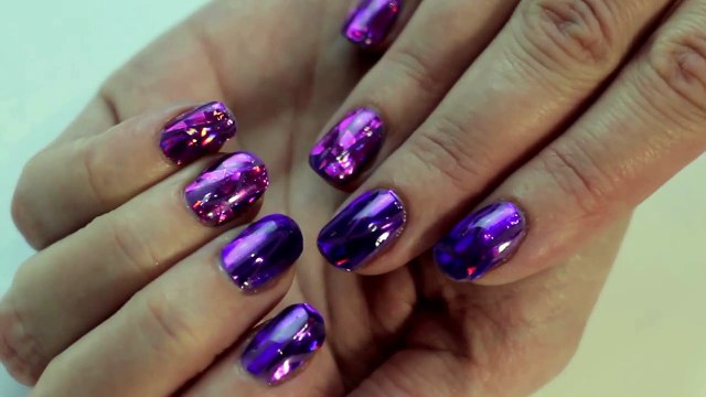 Szklany, lustrzany efekt na paznokciach - EKERT NAILS