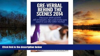 Free PDF GRE-Verbal Behind The Scenes: Discover BTS of ETS Pre Order