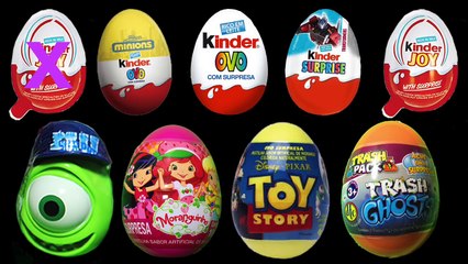NEW Kinder Joy Surprise Eggs Ovos Surpresa Moranguinho Transformers Surprise Toys